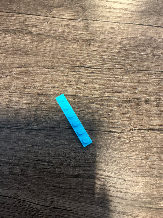 Plate 1 x 6 medium azure