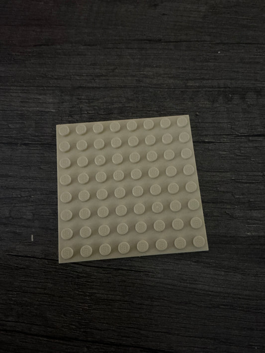 Plate 8 x 8 tan