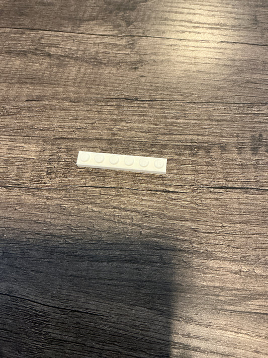 Plate 1 x 6 white