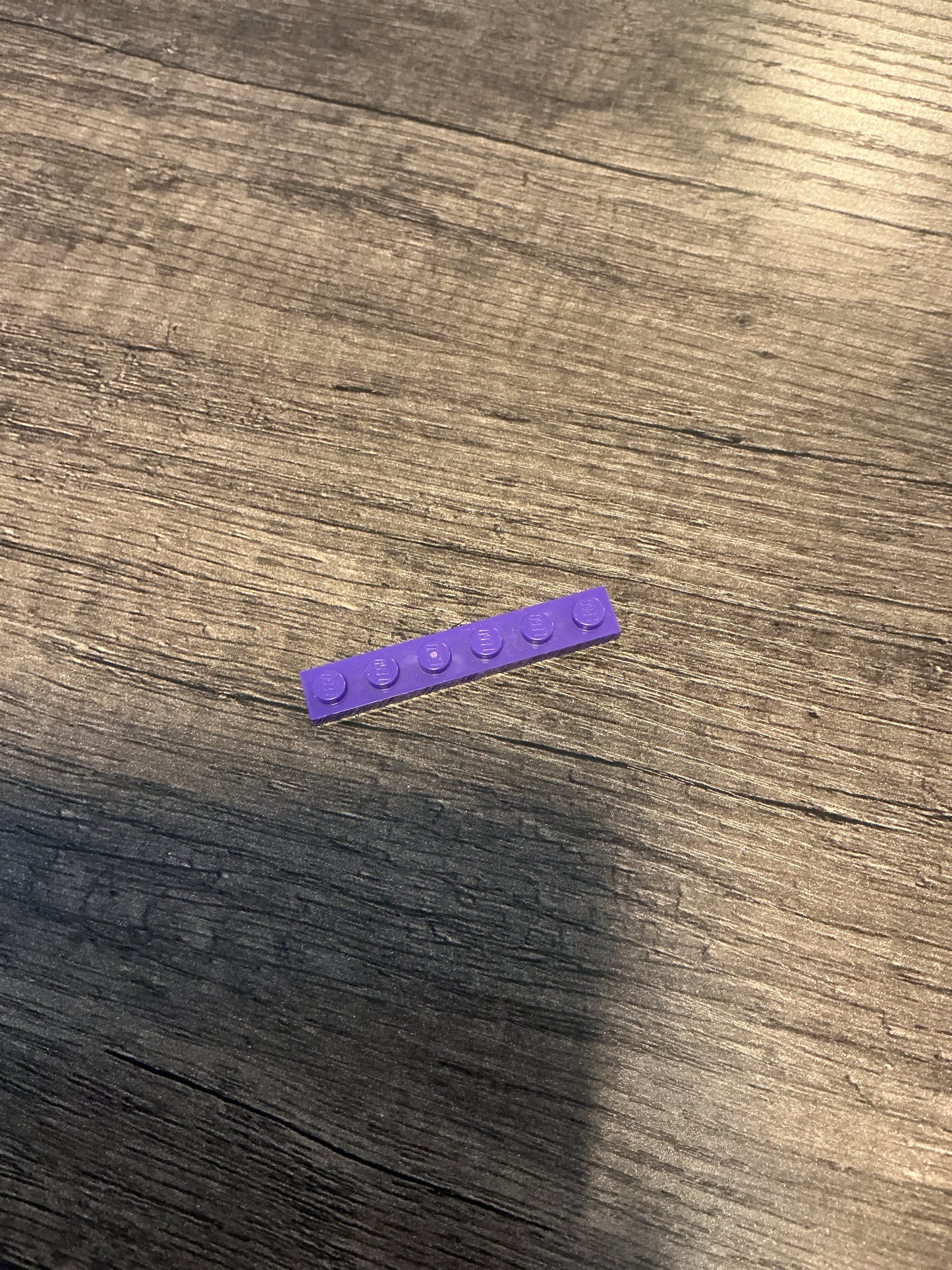 Plate 1 x 6 dark purple