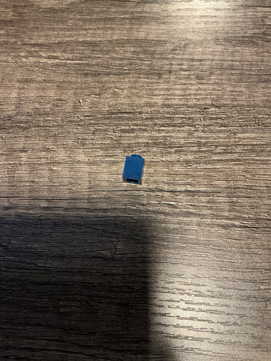 Brick 1 x 1 dark blue