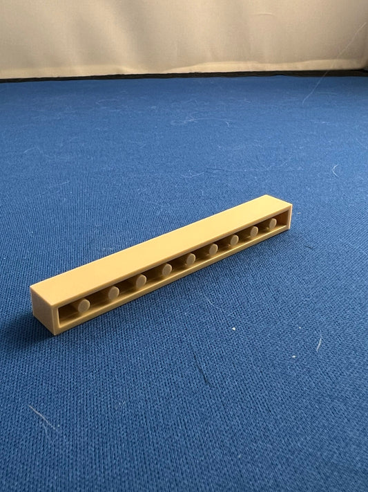 LEGO Brick 1 x 10 Tan